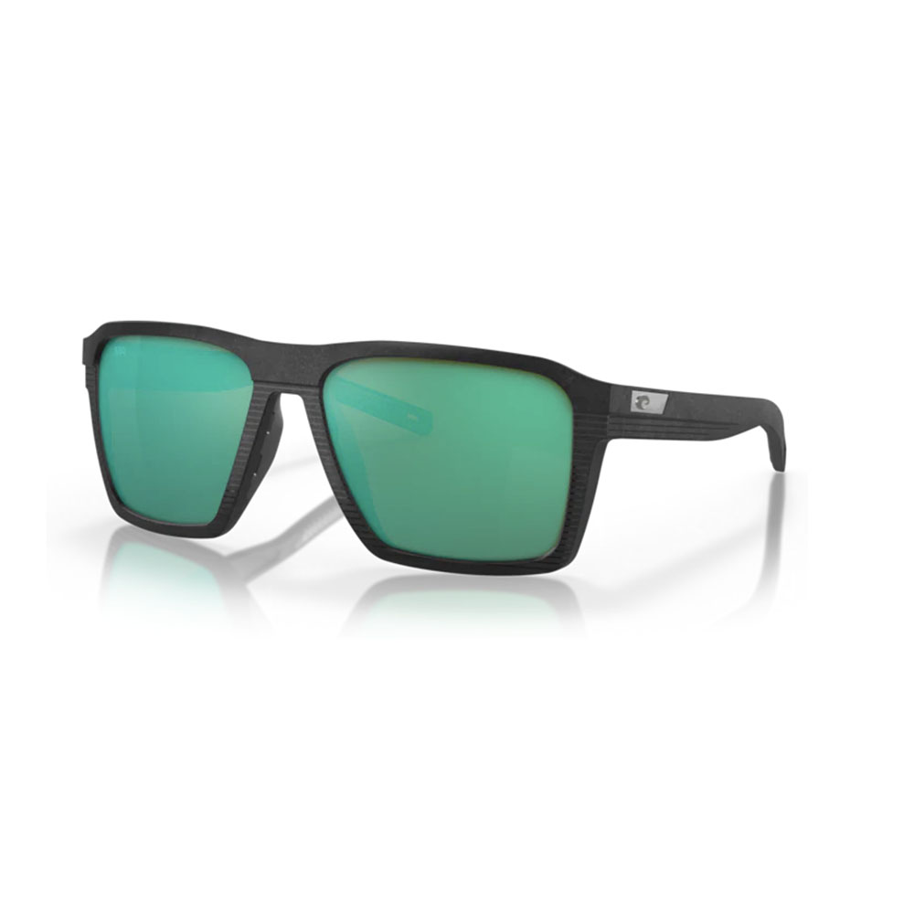 Costa Antille Sunglasses Polarized in Net Black with Green Mirror 580G